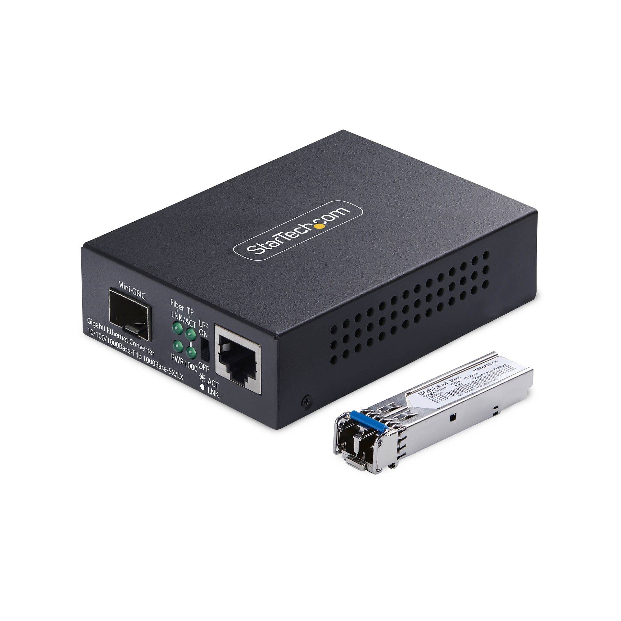 StarTech.com Startech - Medienkonverter - 1GbE - über Glasfaser-1