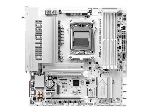 ASRock B850M Challenger WiFi White AM5 mATX HDMI/DP DDR5 Multimedia-Technik Mainboards AMD