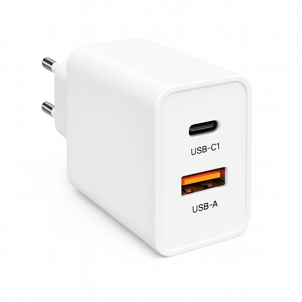 45W USB-C & USB-A Schnellladegerät Netzteil Weiß Universal PD Adapter für MacBook, Laptop, Smartphone, Tablet & iPad-0