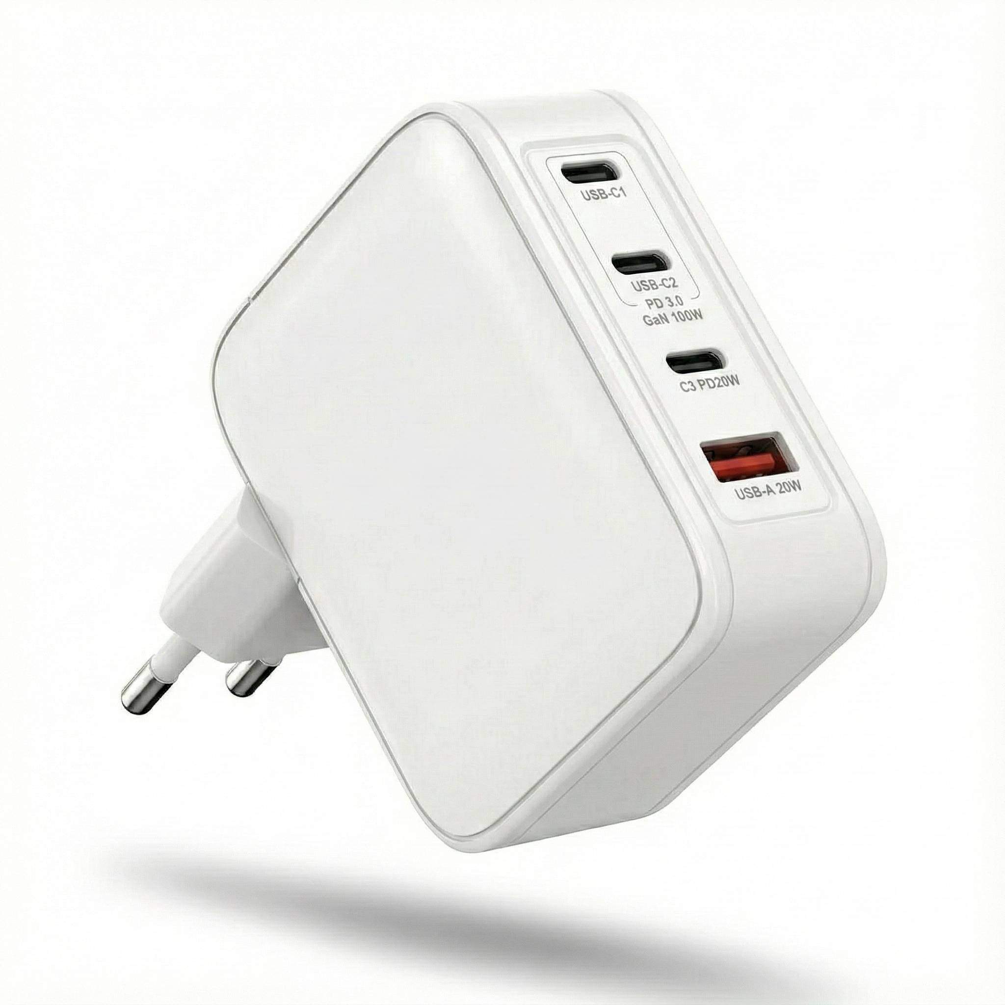 120W 4-Port USB-C & USB-A Schnellladegerät – Universal Netzteil für MacBook Pro, Laptop, Tablet & Smartphone-0