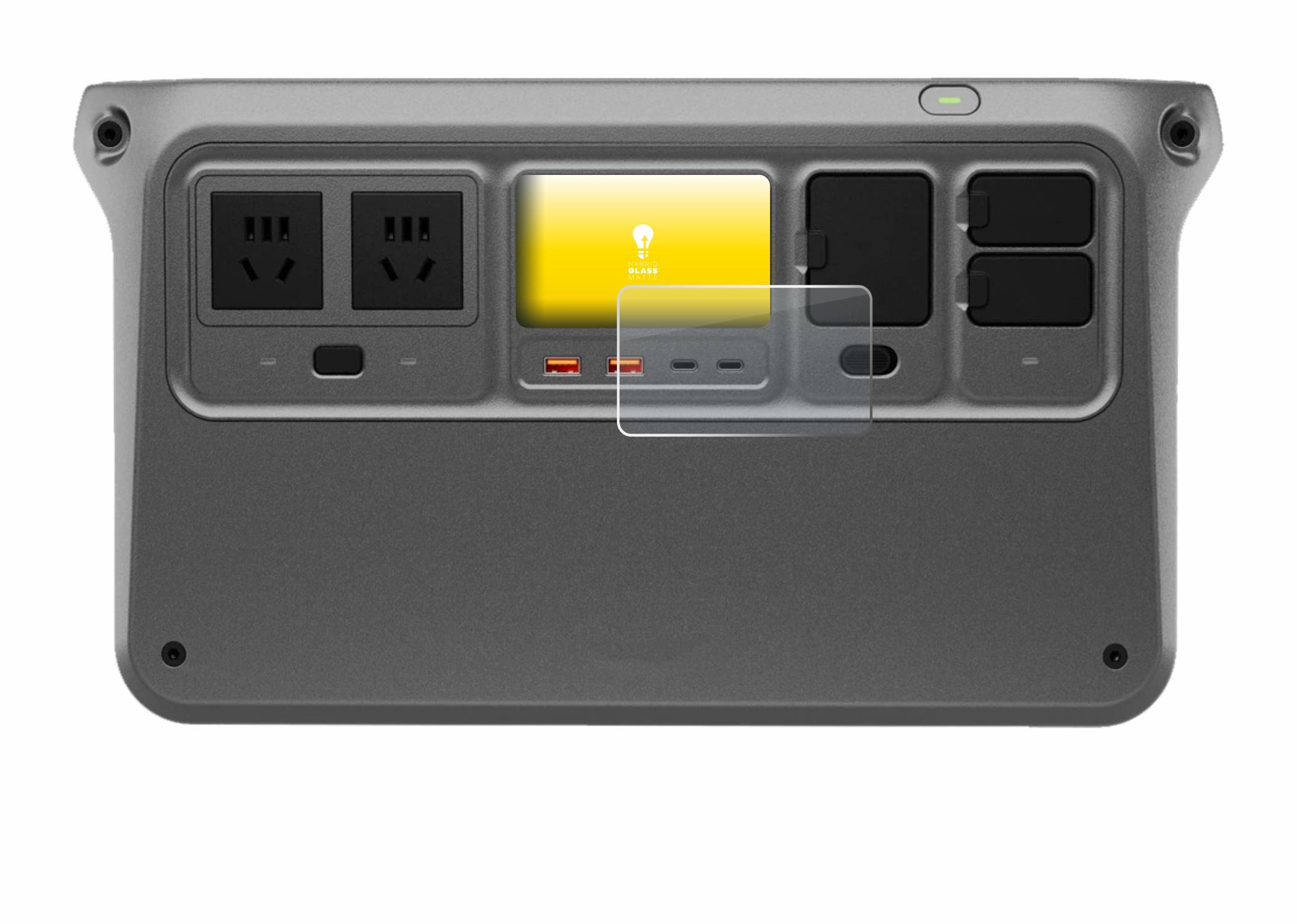 upscreen Entspiegelungs Schutzglas für DJI Power 1000 V2 Schutzfolie Panzer Folie Glas Display Schutz matt-3