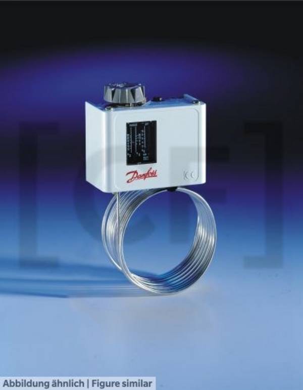 Danfoss 060L113766, Thermostat Danfoss KP75 +-0/+35 Adsorptionsf., mit 9,5x115mm zyl.Fühler