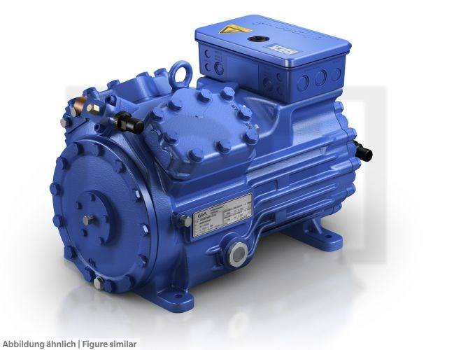 Danfoss 097B20275, Verdichter Bock HGX 34e/315-4S halbhermetisch, sauggasgekühlt, Esteröl-0
