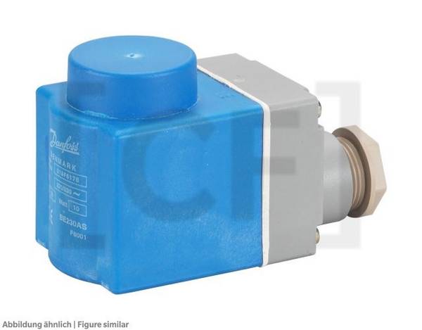 Danfoss 018F6176, Magnetspule BE230AS, 220/230V-50Hz Ersatzspule für 018F6701, ohne Klemmdose