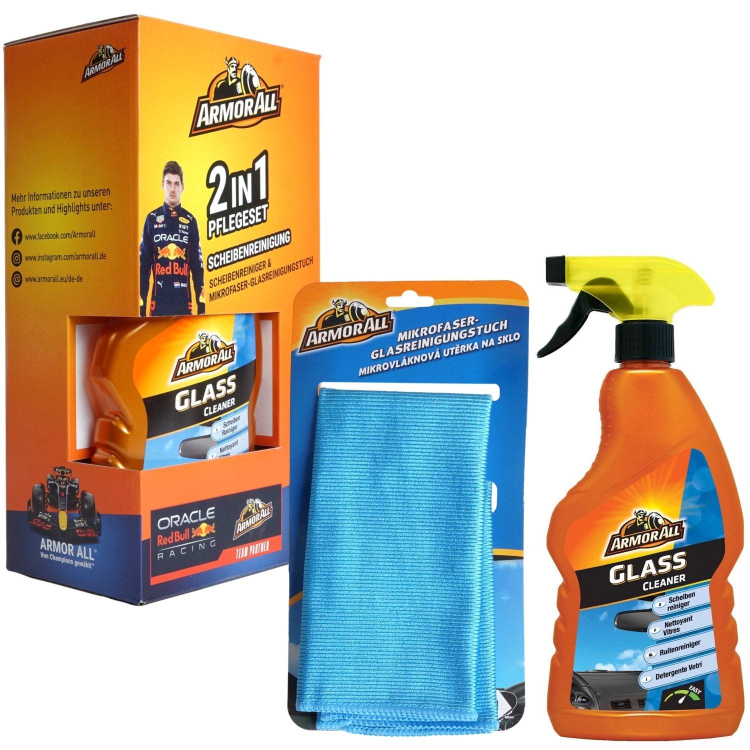 2in1 Scheiben-Reiniger 500ml + Mikrofasertuch-1