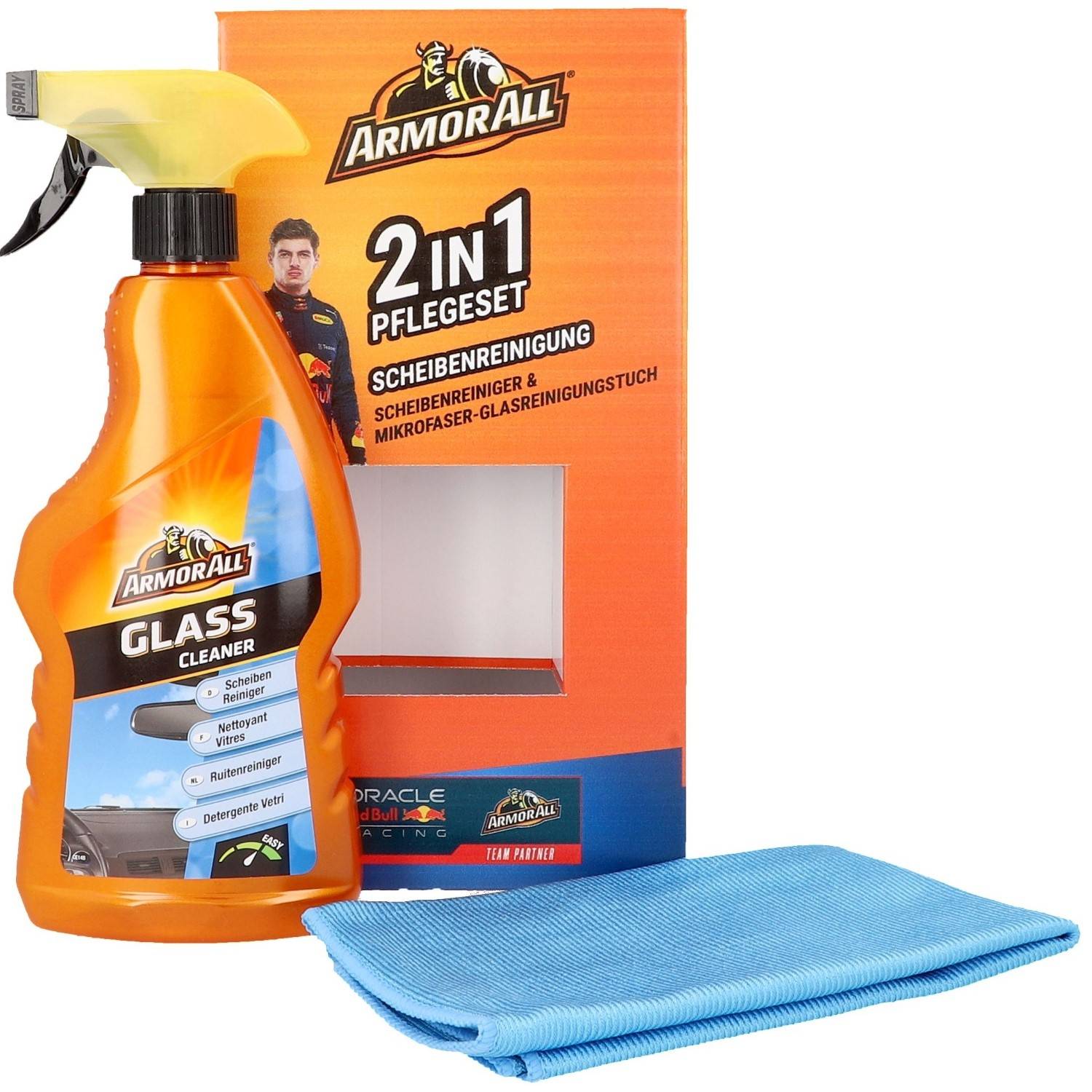 2in1 Scheiben-Reiniger 500ml + Mikrofasertuch-2