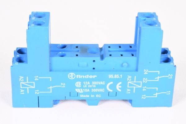 finder Finder Relaissockel 95.85.1 relay socket LR26716 12A 300V AC Schraubfassung Finder Relaissockel 95.85.1 relay soc-1