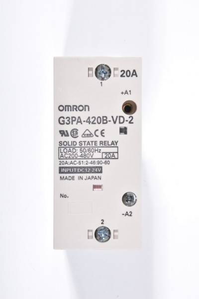 OMRON, G3PA-420B-VD-2, G32A-A420-VD-2, Halbleiterrelais 12-24V DC-0