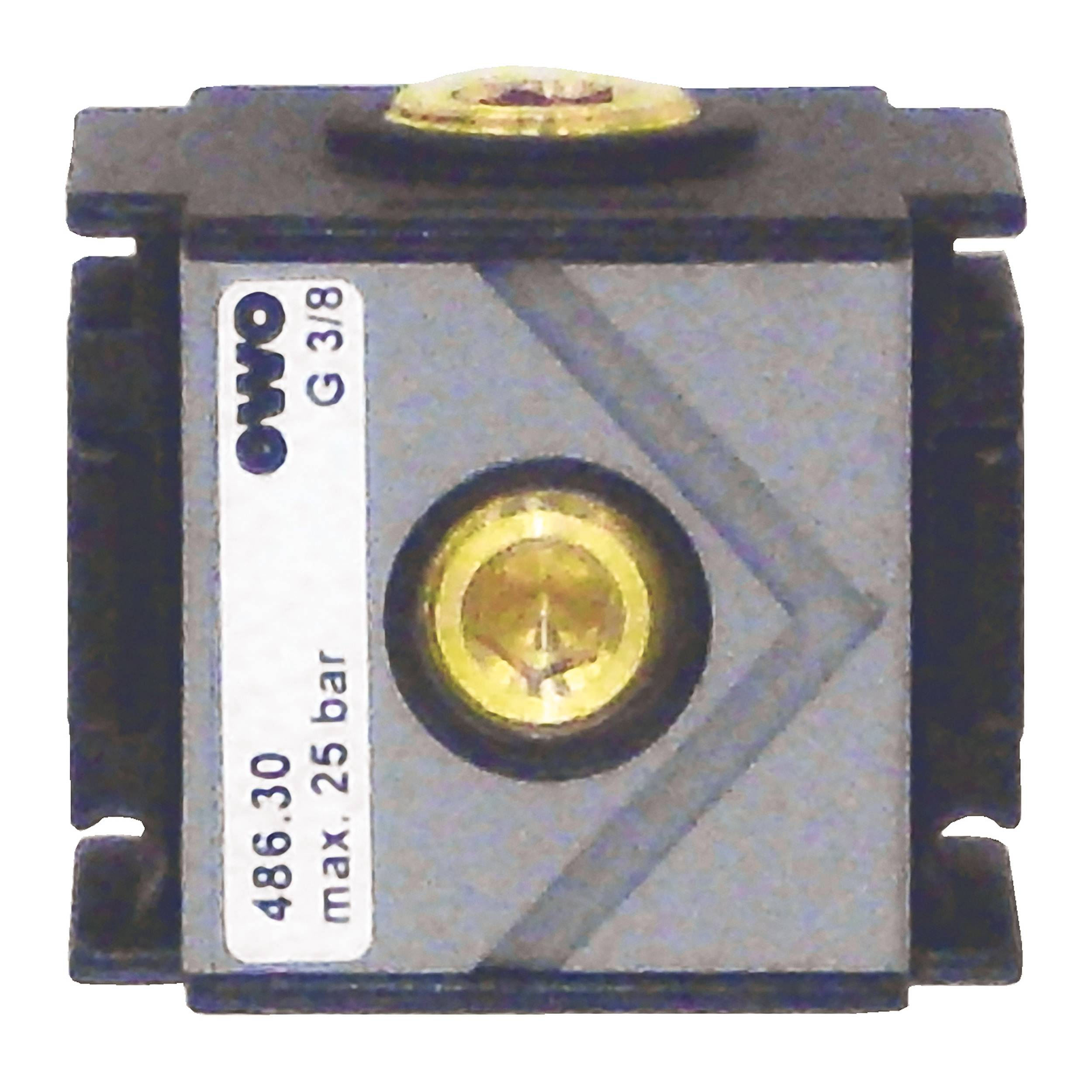 EWO 486.60, Verteiler Typ 486 variobloc, G½, BG 40, Abgänge: oben: G⅜, unten: G½-0