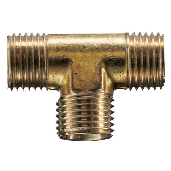 EWO 185.92, T-Stück, Anschluss: 3 × R1 a, DN 25 , Länge: 90 mm, MOP 63 bar, Messing
