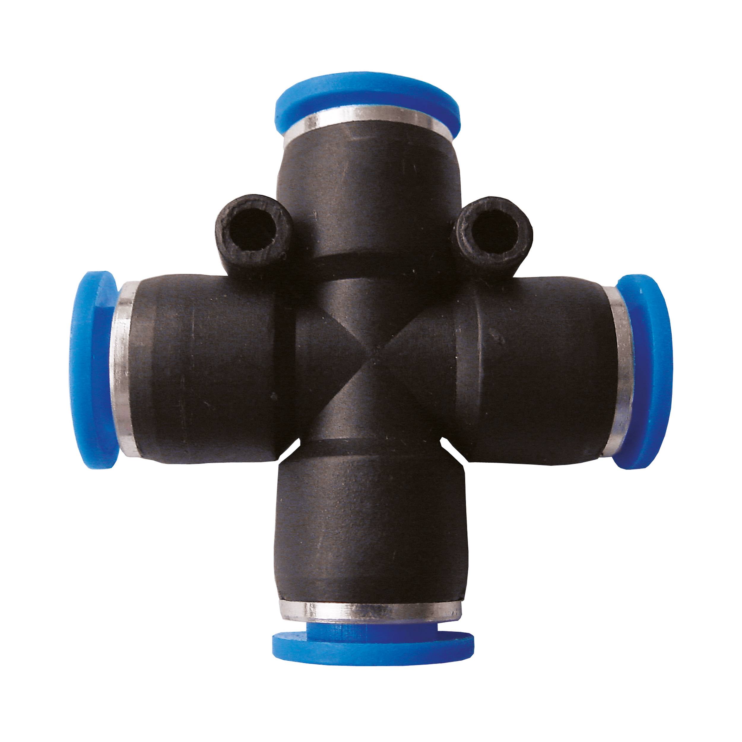 EWO 582.9412, X-Steckverbinder, Schlauch-Ø: 12 mm, E: 30 mm, Ød: 4 mm, max. Betriebsdruck: 10 bar-0