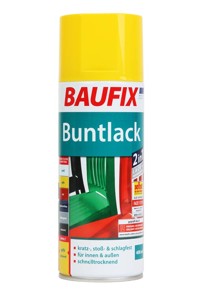 Buntlack Spray-Dose Rapsgelb glänzend-1