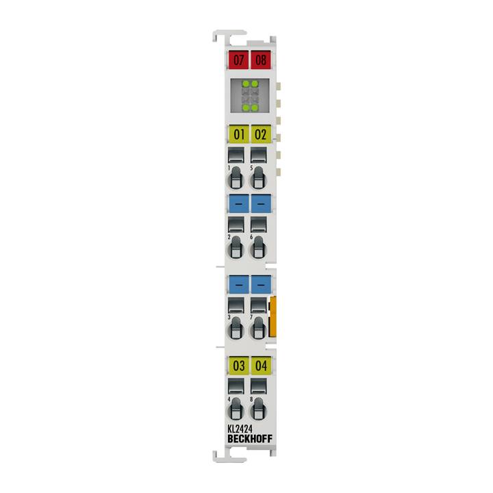Beckhoff KL2424, Busklemme, 4-Kanal-Digital-Ausgang, 24V DC, 2A-0