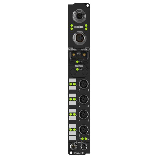 Beckhoff IP3202-B310, Feldbus Box, 4-Kanal-Analog-Eingang, PROFIBUS, Temperatur, RTD (Pt100), 16 Bit, M12