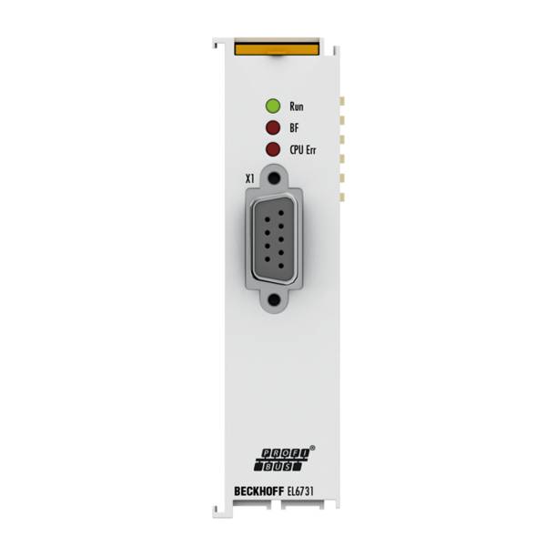 Beckhoff EL6731, EtherCAT-Klemme, 1-Kanal-Kommunikations-Interface, PROFIBUS, Master/SlaveVorzugstyp