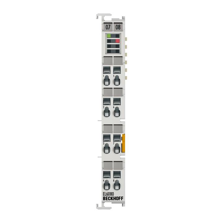 Beckhoff EL6080, EtherCAT-Klemme, 1-Kanal-Kommunikations-Interface, Speicher, 128 kByte, NOVRAM-0
