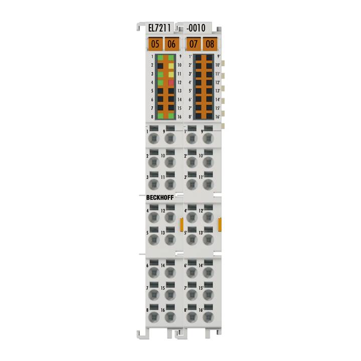 Beckhoff EL7211-0010, EtherCAT-Klemme, 1-Kanal-Motion-Interface, Servomotor, 48V DC, 4,5A, OCT-0