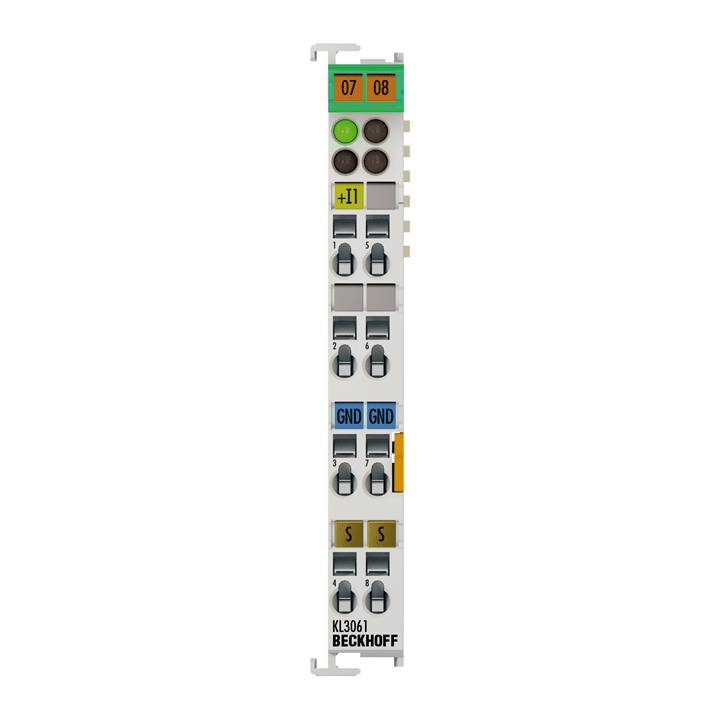 Beckhoff KL3061, Busklemme, 1-Kanal-Analog-Eingang, Spannung, 0…10 V, 12 Bit, single-ended-0