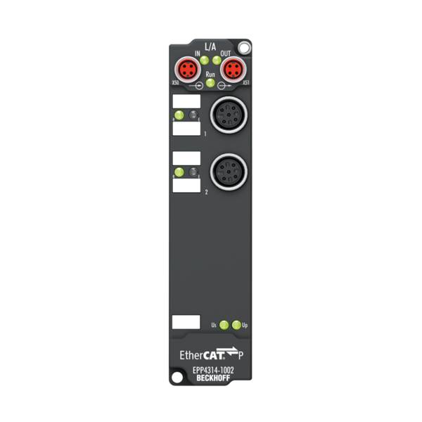 Beckhoff EPP4314-1002, EtherCAT P-Box, 2-Kanal-Analog-Eingang+2-Kanal-Analog-Ausgang, Multifunktion, ±20 mA, 16 Bit