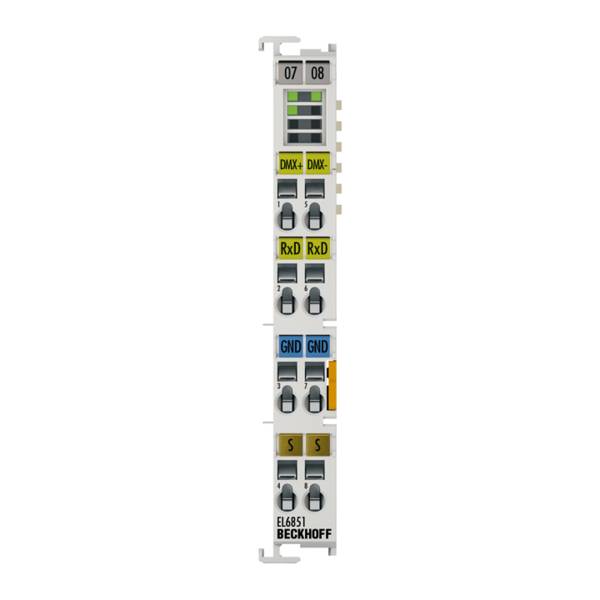Beckhoff EL6851, EtherCAT-Klemme, 1-Kanal-Kommunikations-Interface, DMX, Master