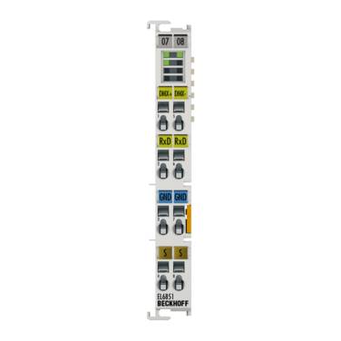 Beckhoff EL6851, EtherCAT-Klemme, 1-Kanal-Kommunikations-Interface, DMX, Master