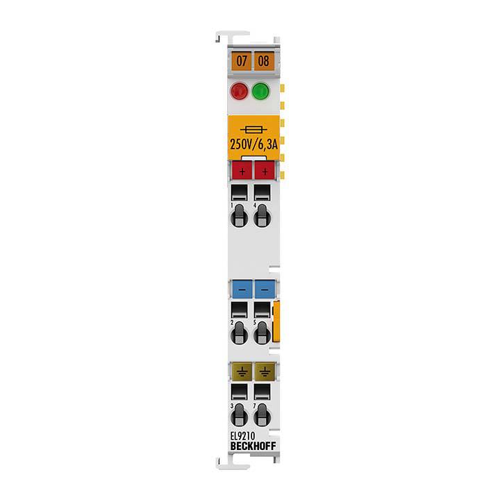 Beckhoff EL9210, EtherCAT-Klemme, Potenzialverteilung, 24V DC, mit Diagnose, austauschbare Sicherung-0