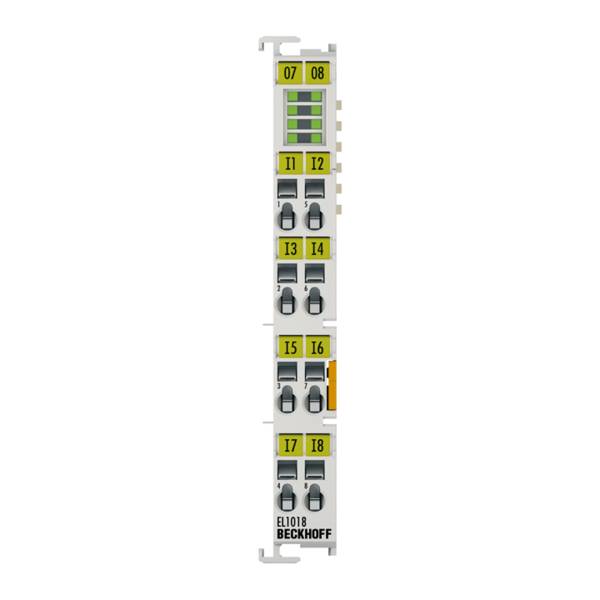 Beckhoff EL1018, EtherCAT-Klemme, 8-Kanal-Digital-Eingang, 24V DC, 10 µs