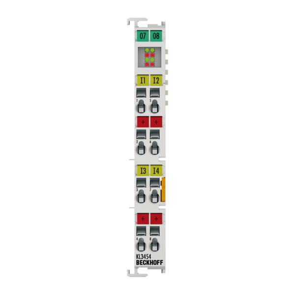 Beckhoff KL3454, Busklemme, 4-Kanal-Analog-Eingang, Strom, 4…20 mA, 12 Bit, single-ended