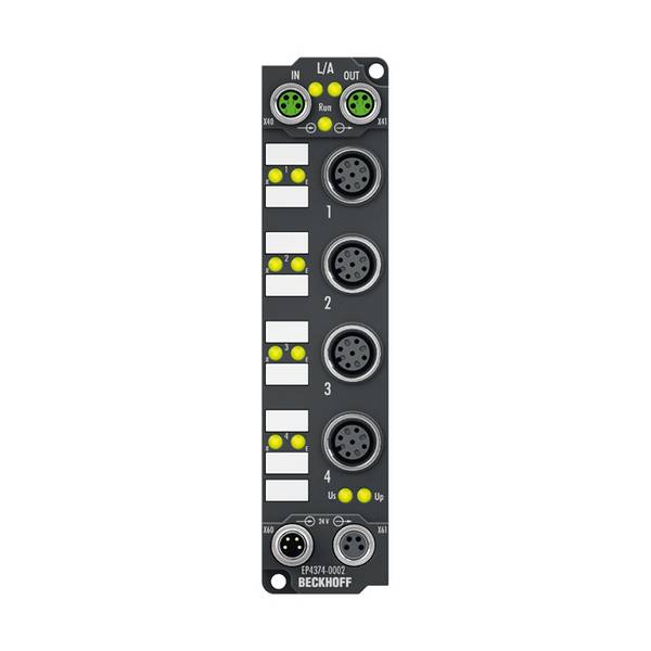 Beckhoff EP4374-0002, EtherCAT Box, 2-Kanal-Analog-Eingang+2-Kanal-Analog-Ausgang, Multifunktion, ±10 V, 0/4…20 mA