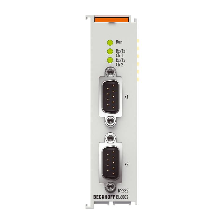 Beckhoff EL6002, EtherCAT-Klemme, 2-Kanal-Kommunikations-Interface, seriell, RS232, D-Sub-0