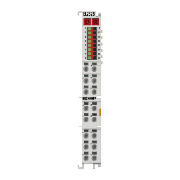 Beckhoff EL2828, EtherCAT-Klemme, 8-Kanal-Digital-Ausgang, 24V DC, 2A