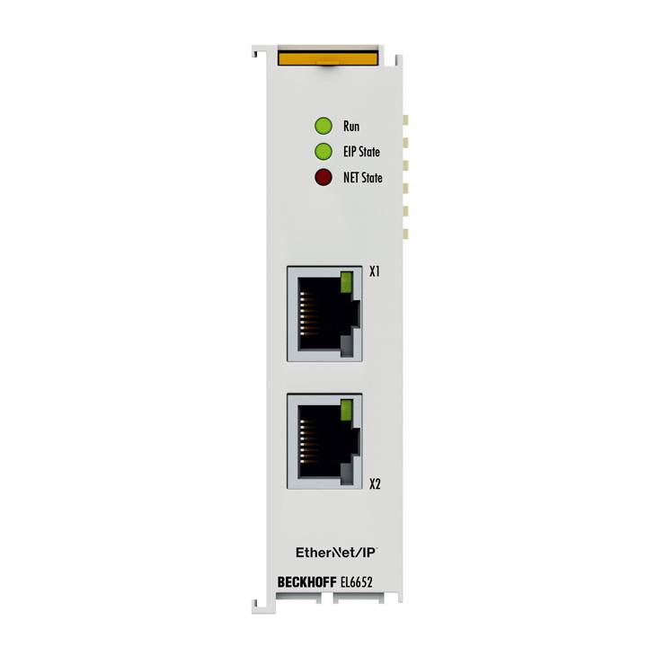 Beckhoff EL6652-0010, EtherCAT-Klemme, 2-Port-Kommunikations-Interface, EtherNet/IP™, Adapter