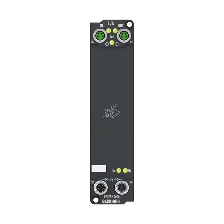 Beckhoff EP3752-0000, EtherCAT Box, 2-Kanal, 2x3-Achs-Beschleunigungssensor-0