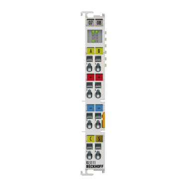 Beckhoff KL5111, Busklemme, 1-Kanal-Encoder-Interface, inkremental, 24V DC HTL, 250kHz