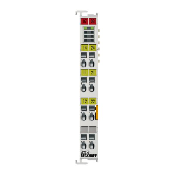 Beckhoff EL2652, EtherCAT-Klemme, 2-Kanal-Relais-Ausgang, 230V AC, 300V DC, 1A