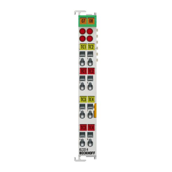 Beckhoff KL3314, Busklemme, 4-Kanal-Analog-Eingang, Temperatur, Thermoelement, 16 Bit