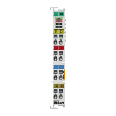Beckhoff EL3142, EtherCAT-Klemme, 2-Kanal-Analog-Eingang, Strom, 0…20 mA, 16 Bit, single-ended-0