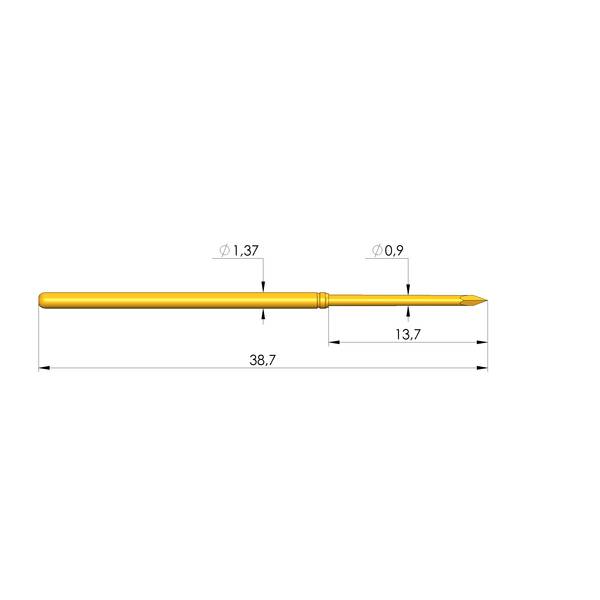 Ingun GKS-135 291 090 A 2800, Gefederter Kontaktstift