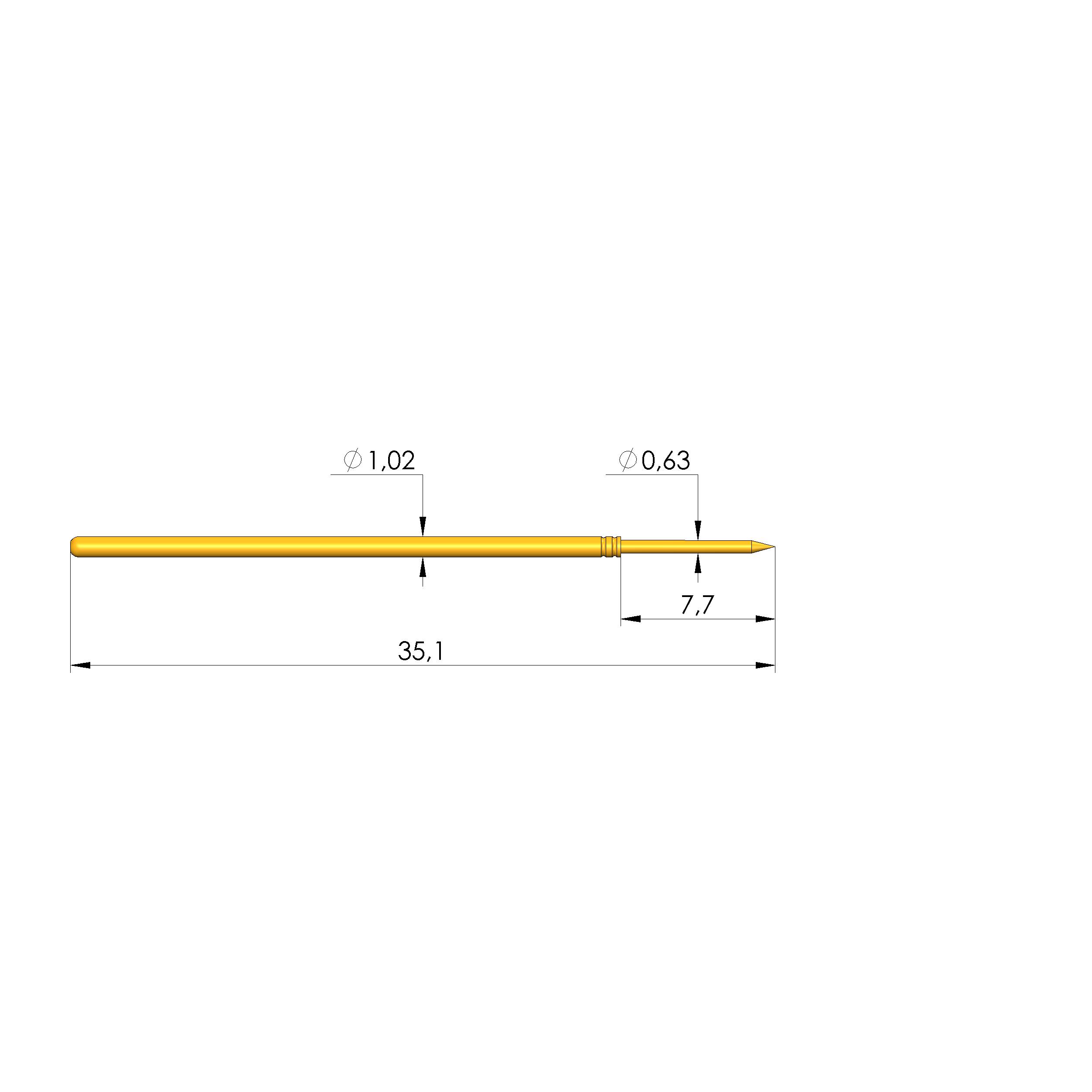 Ingun GKS-075 201 064 A 2000 LH, Gefederter Kontaktstift-0