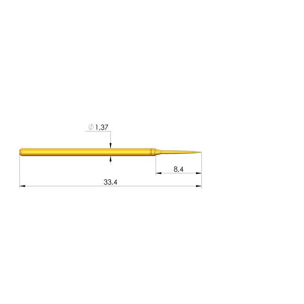 Ingun GKS-100 209 060 A 2000, Gefederter Kontaktstift