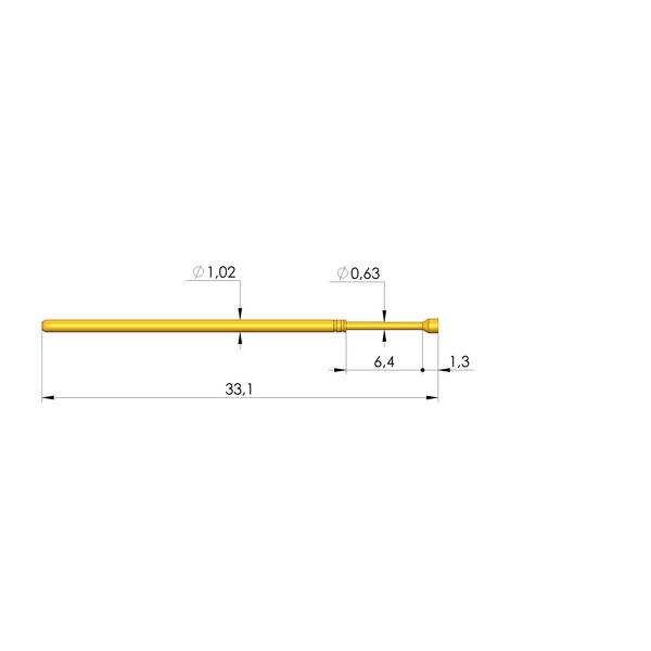 Ingun GKS-075 303 120 A 0600, Gefederter Kontaktstift