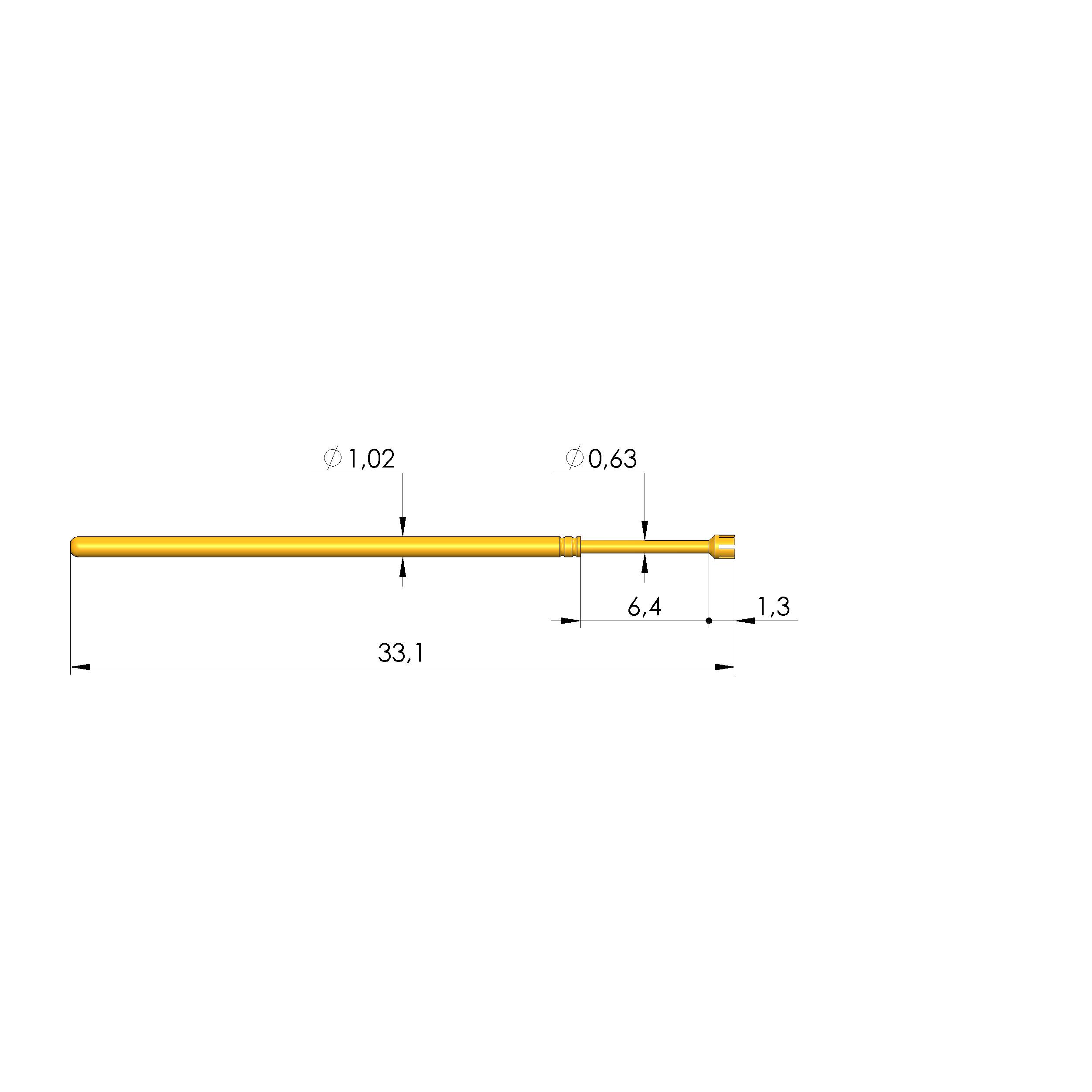 Ingun GKS-075 319 120 A 1000, Gefederter Kontaktstift-0