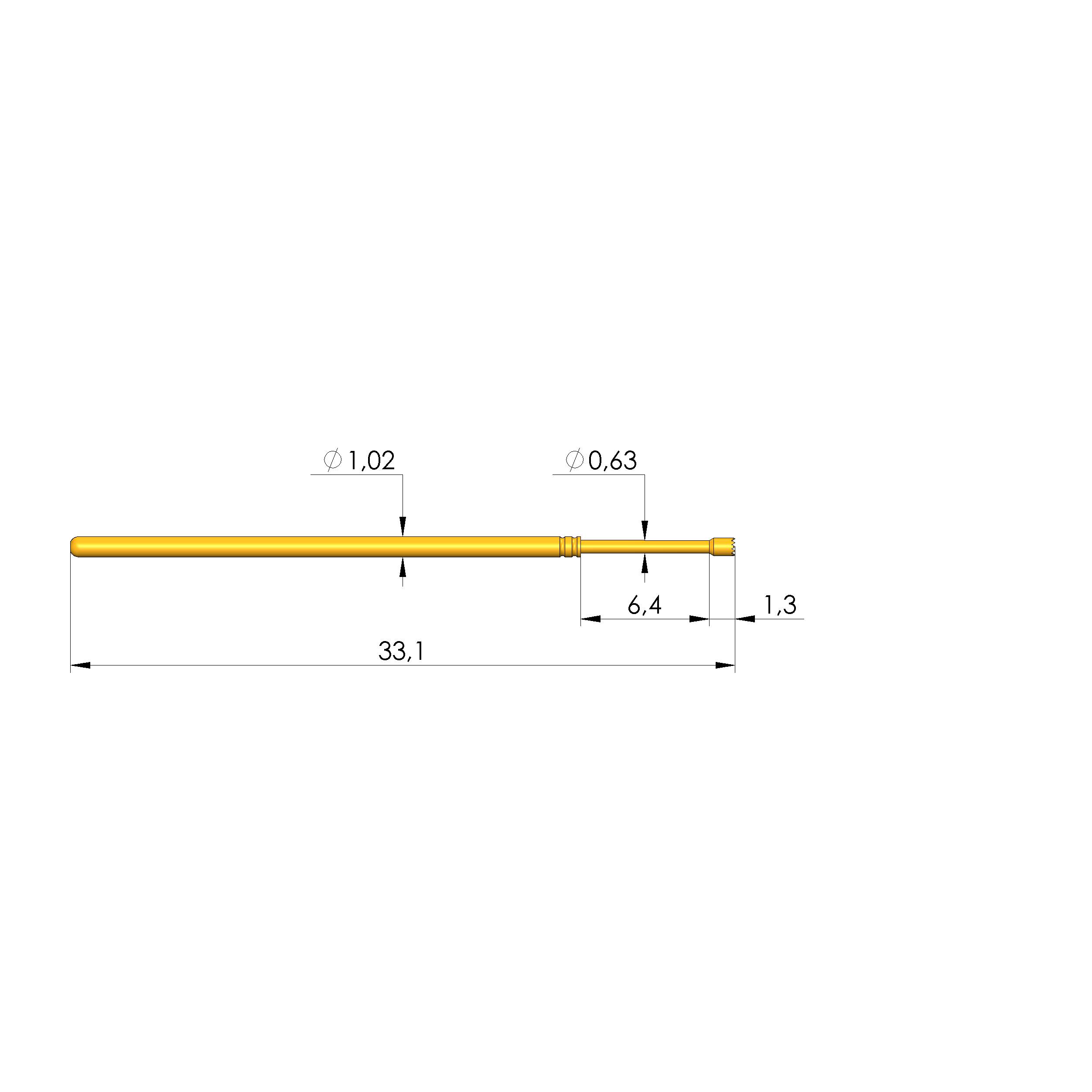 Ingun GKS-075 360 090 A 2000, Gefederter Kontaktstift-0