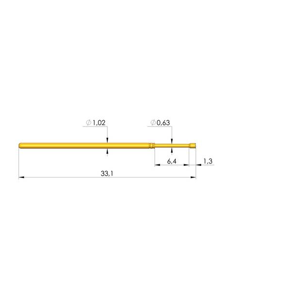 Ingun GKS-075 360 090 A 2000, Gefederter Kontaktstift