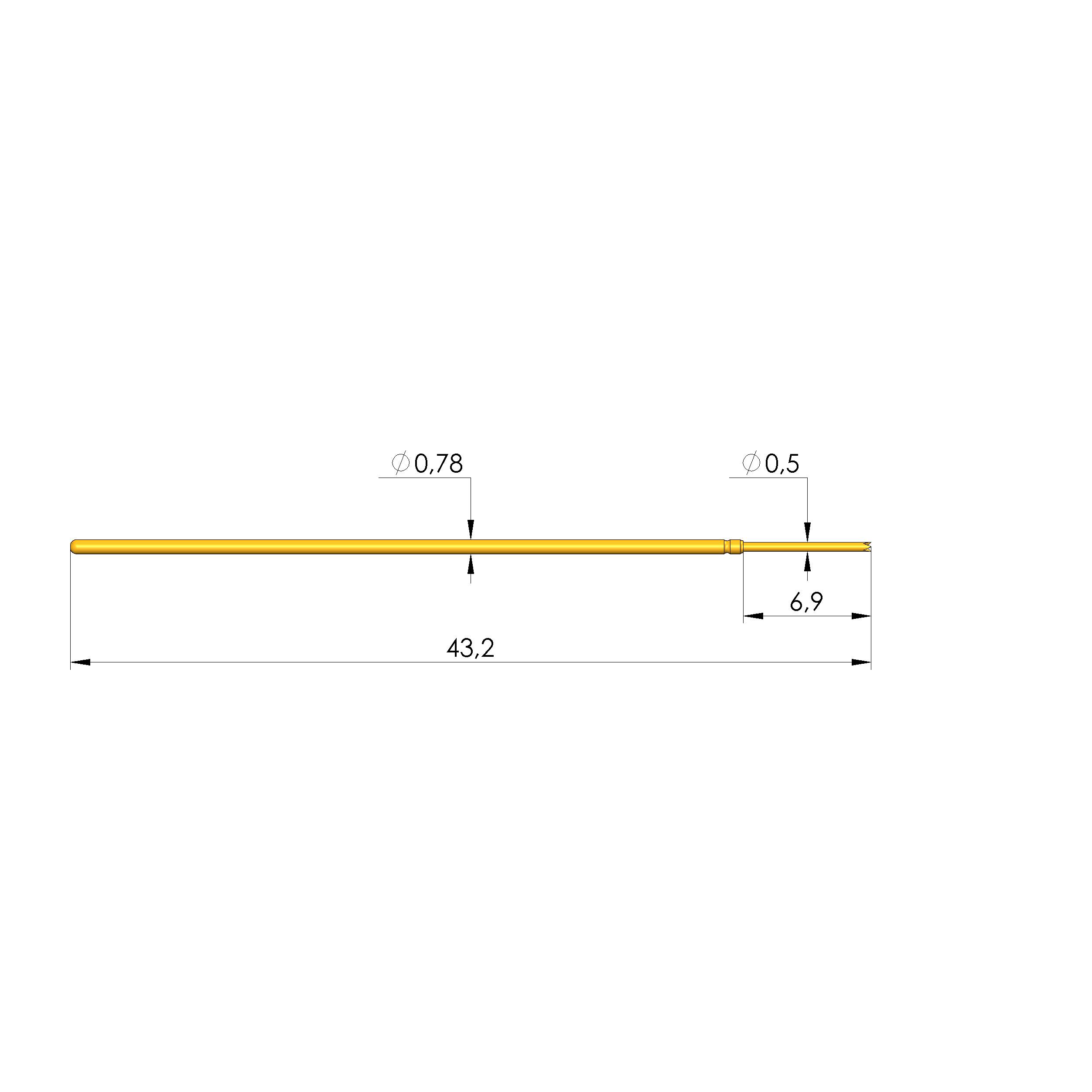 Ingun GKS-050 214 050 A 1500, Gefederter Kontaktstift-0