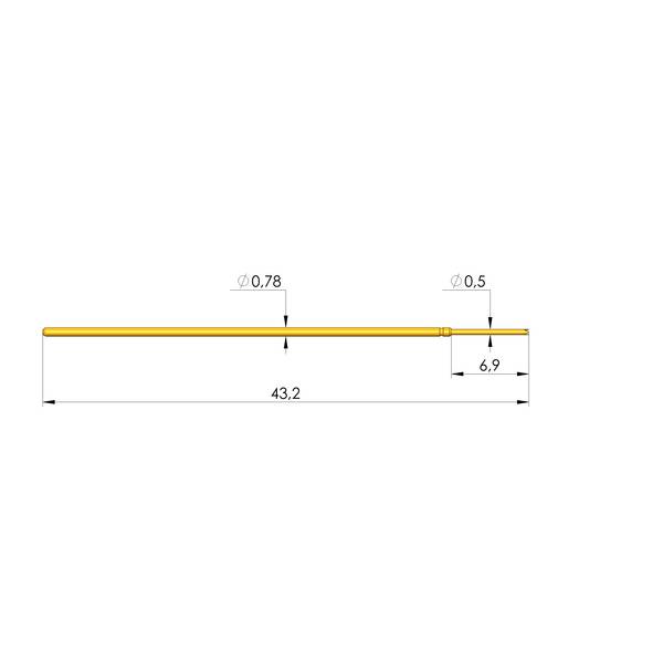 Ingun GKS-050 214 050 A 1500, Gefederter Kontaktstift