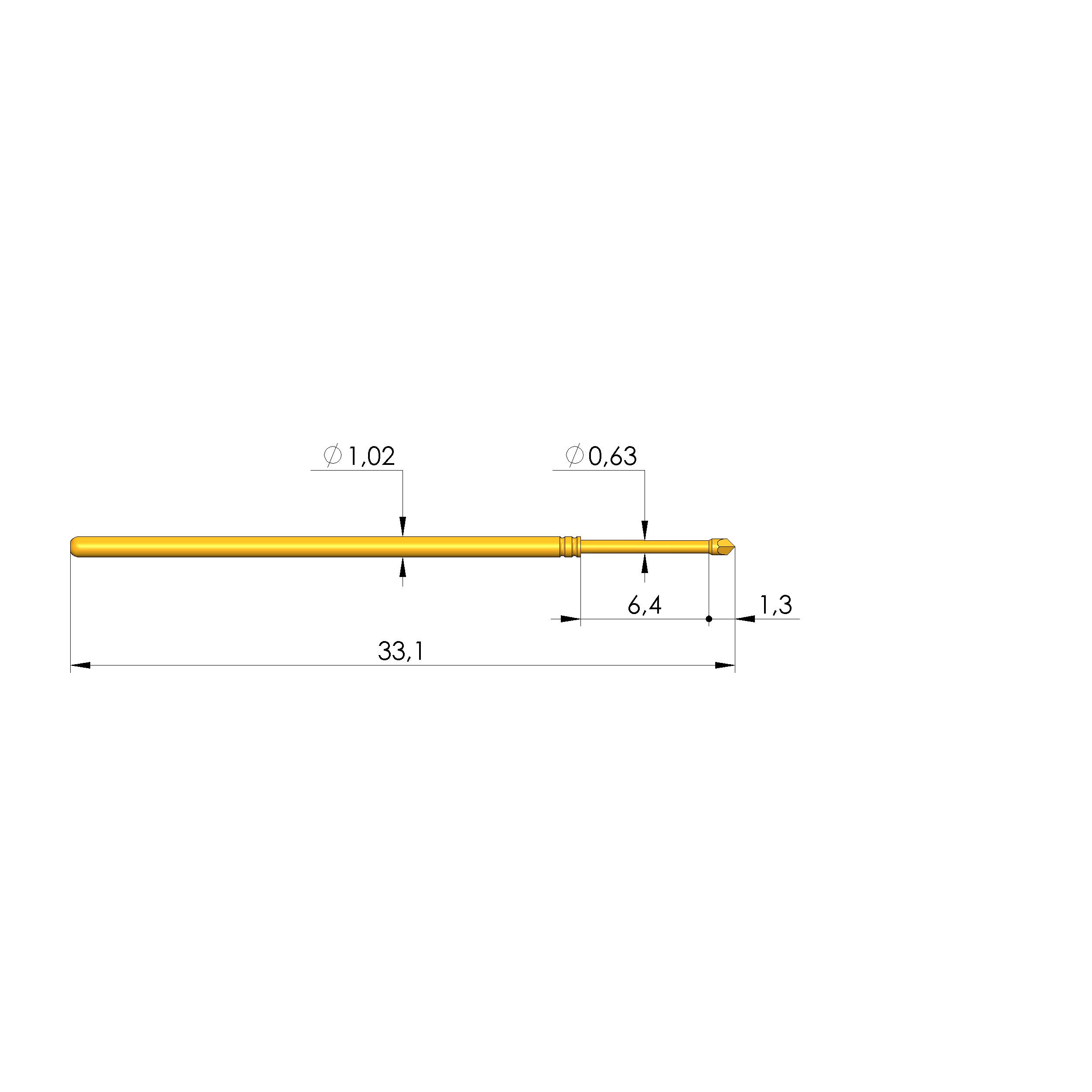 Ingun GKS-075 297 080 A 2000, Gefederter Kontaktstift-0