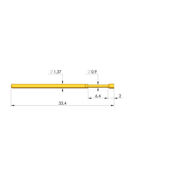 Ingun GKS-100 302 150 A 3000, Gefederter Kontaktstift