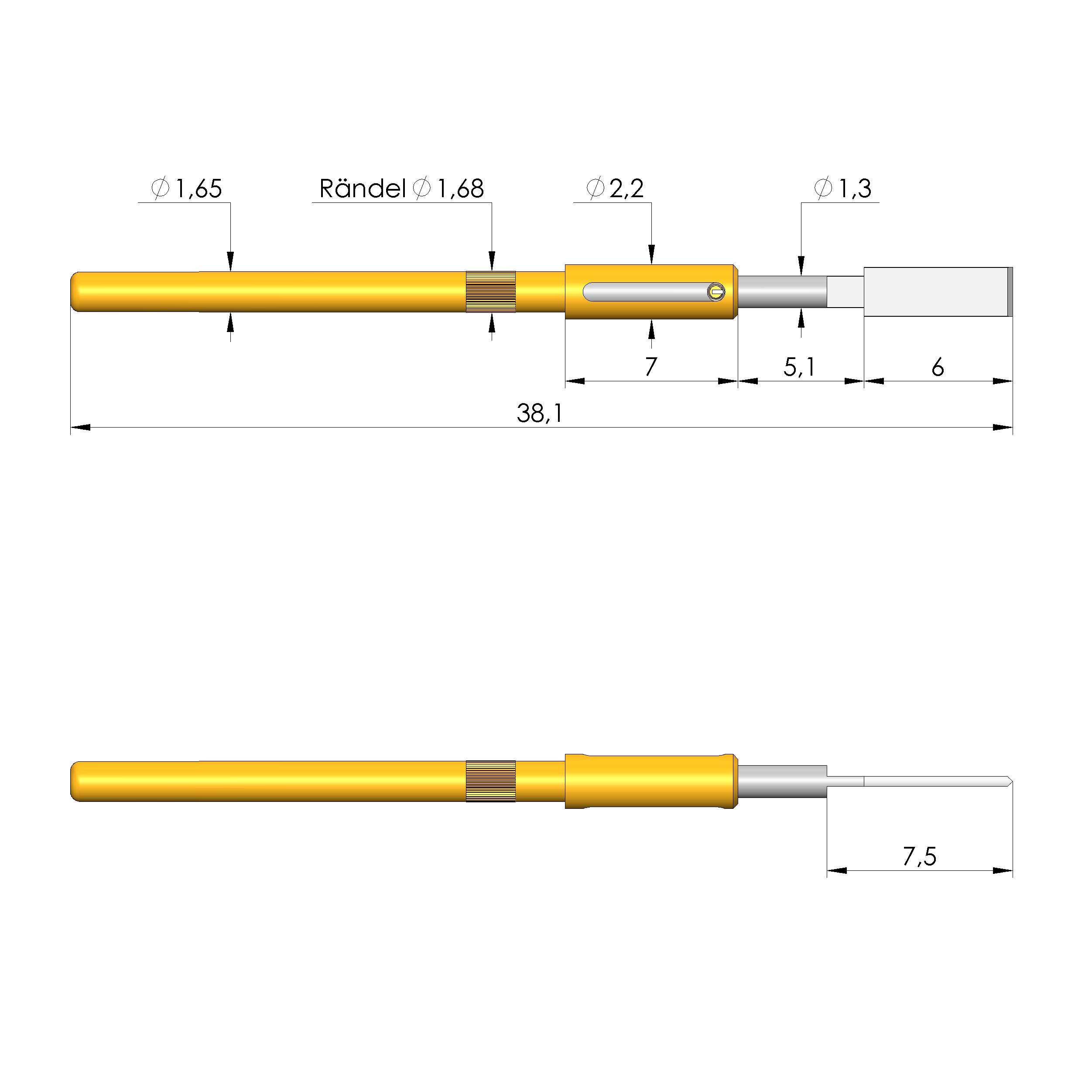 Ingun GKS-710 220 040 R 1507 S, Gefederter Kontaktstift-0