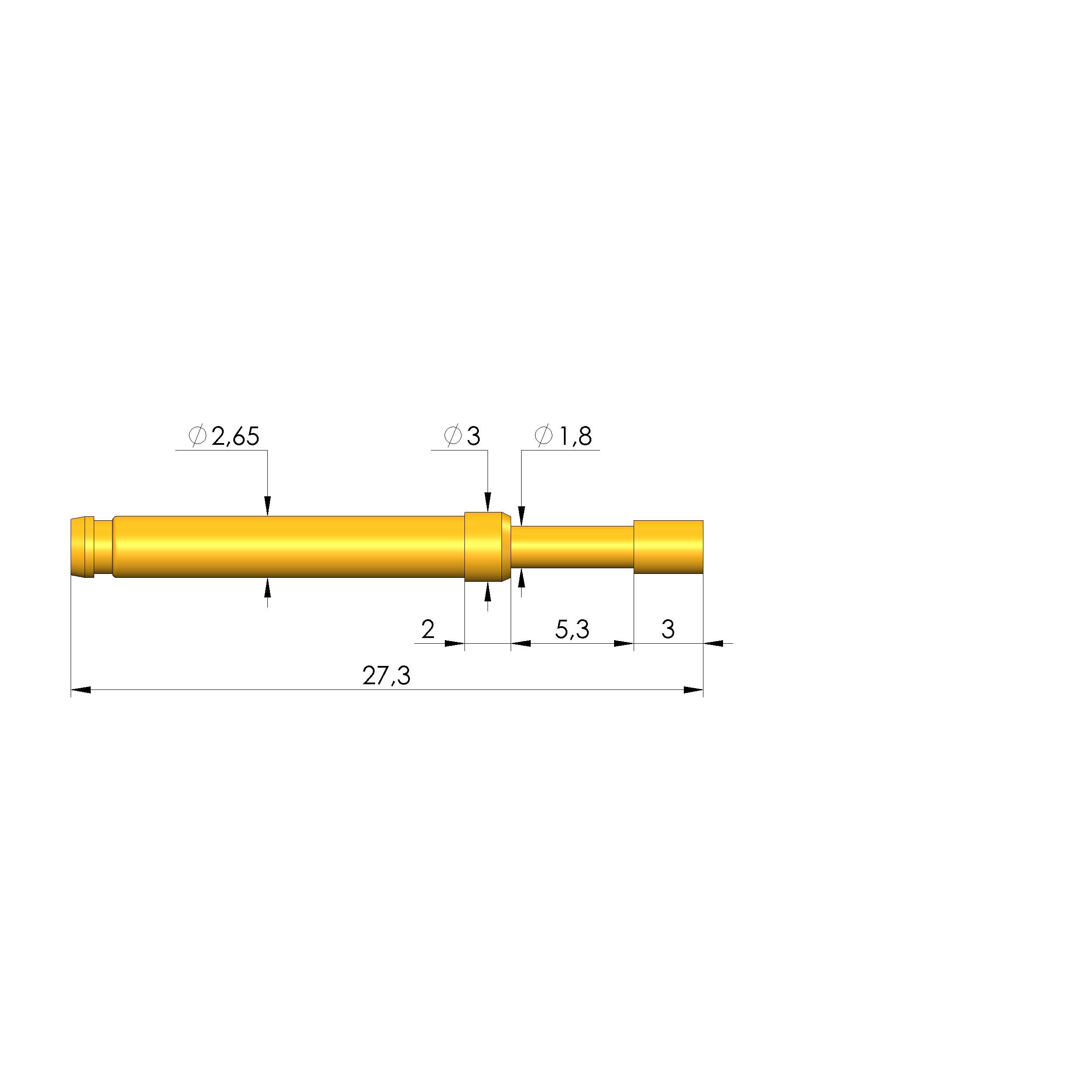 Ingun GKS-113 302 230 A 0602, Gefederter Kontaktstift-0